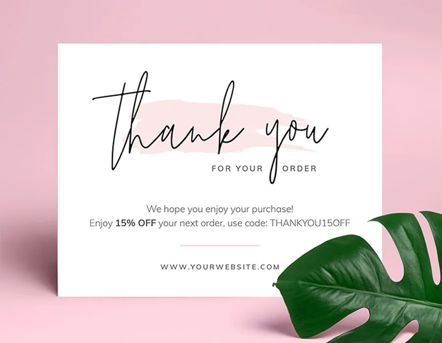 Thank You Card Printing Dubai